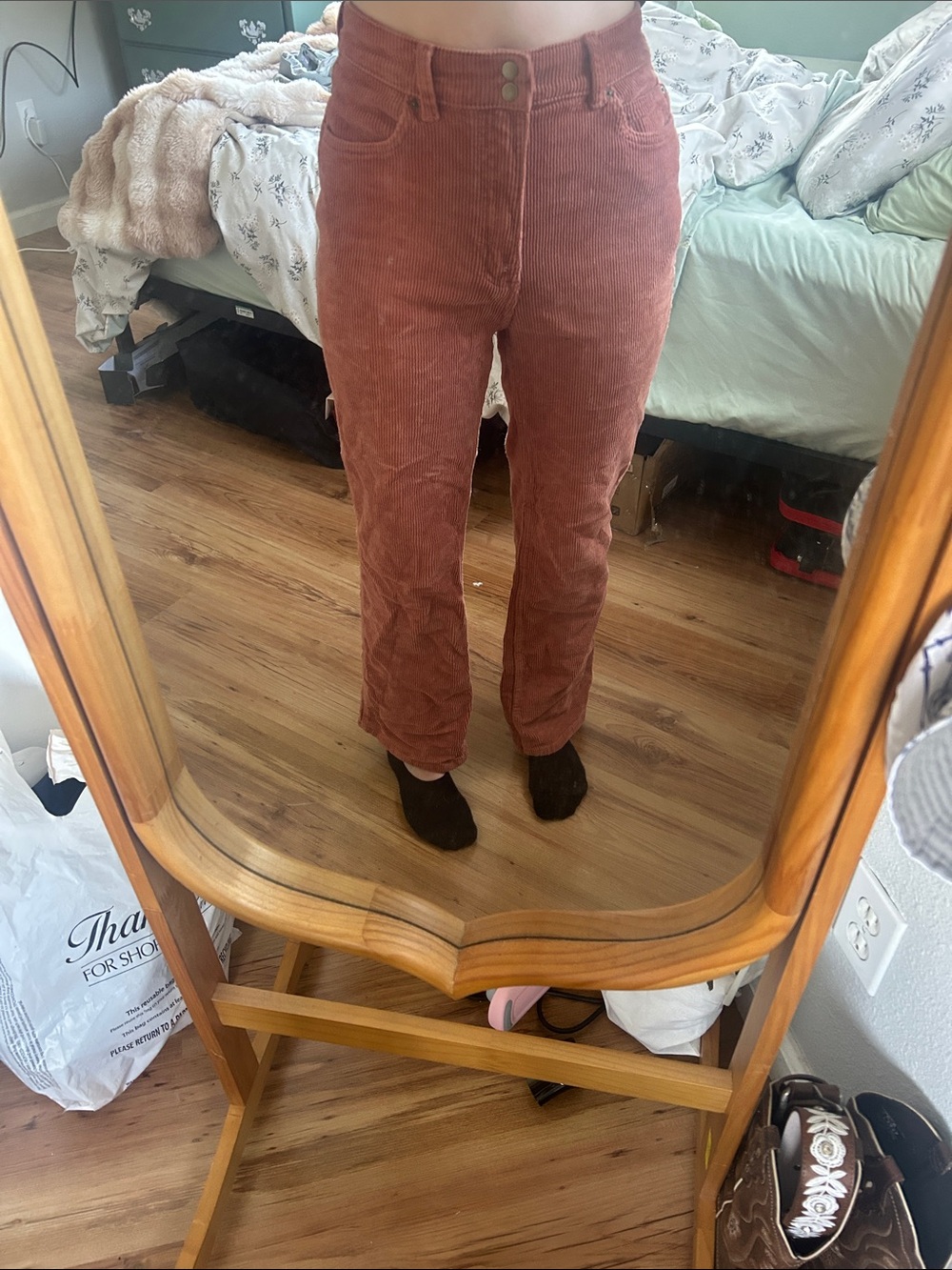 Billabong Rust Corduroy Pants